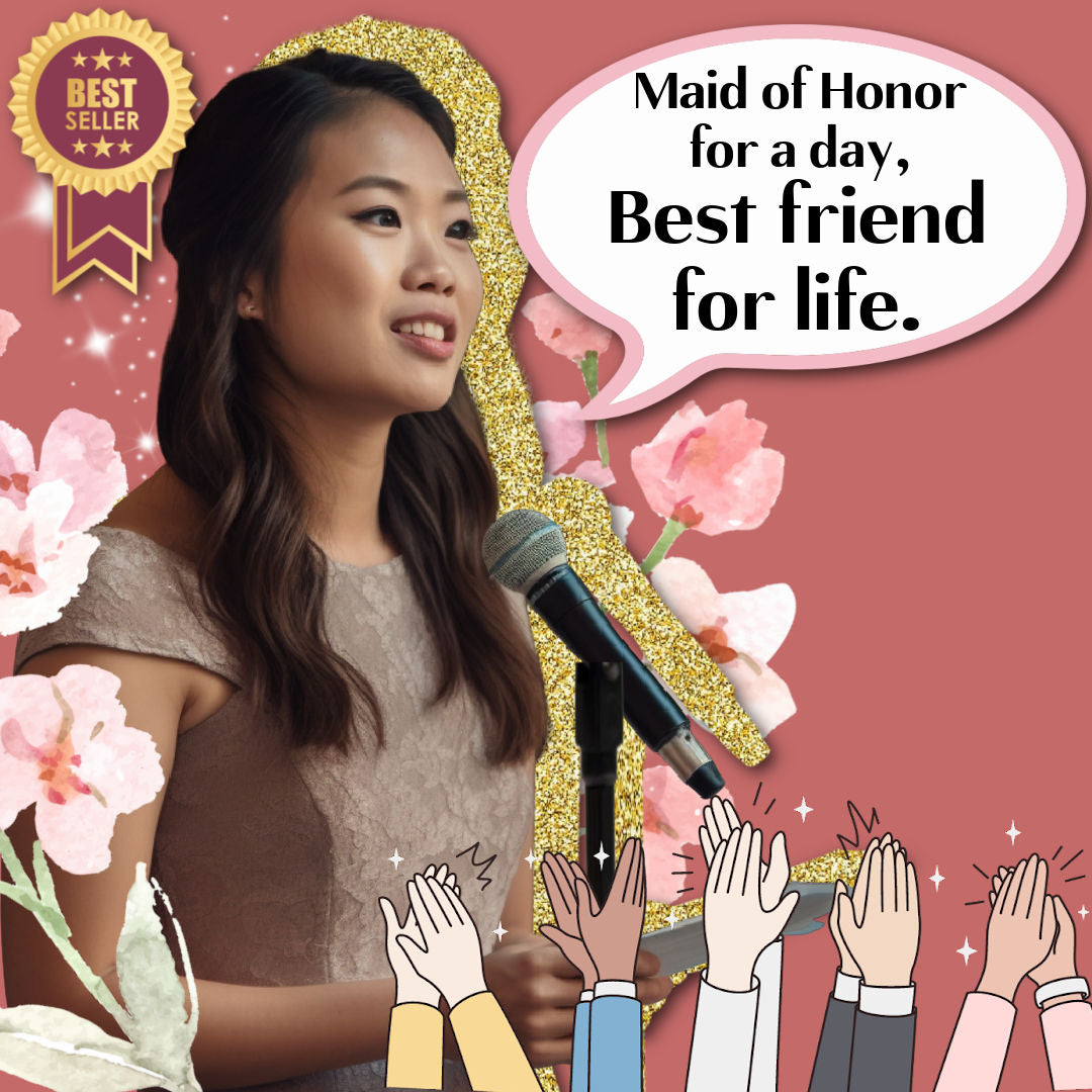 Best selling Maid of Honor speech template