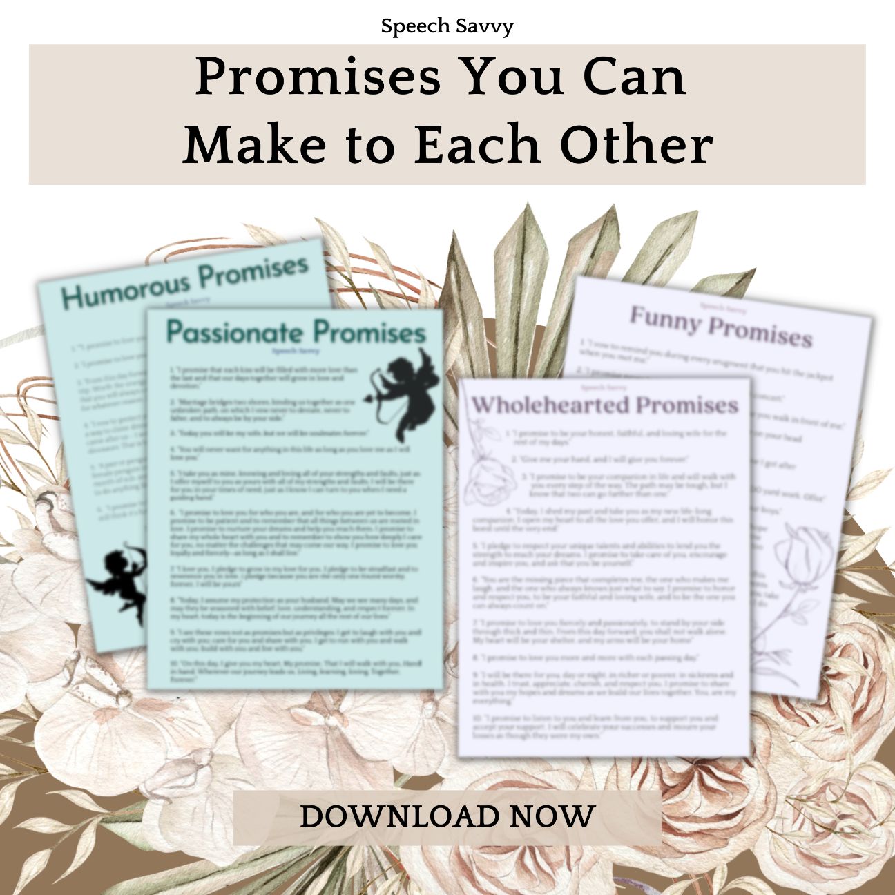 wedding vows and promises examples for bride and groom