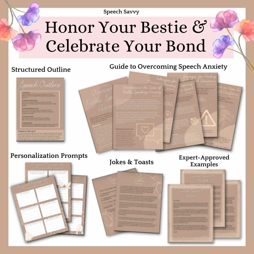 maid of honor speech template complete how to guide