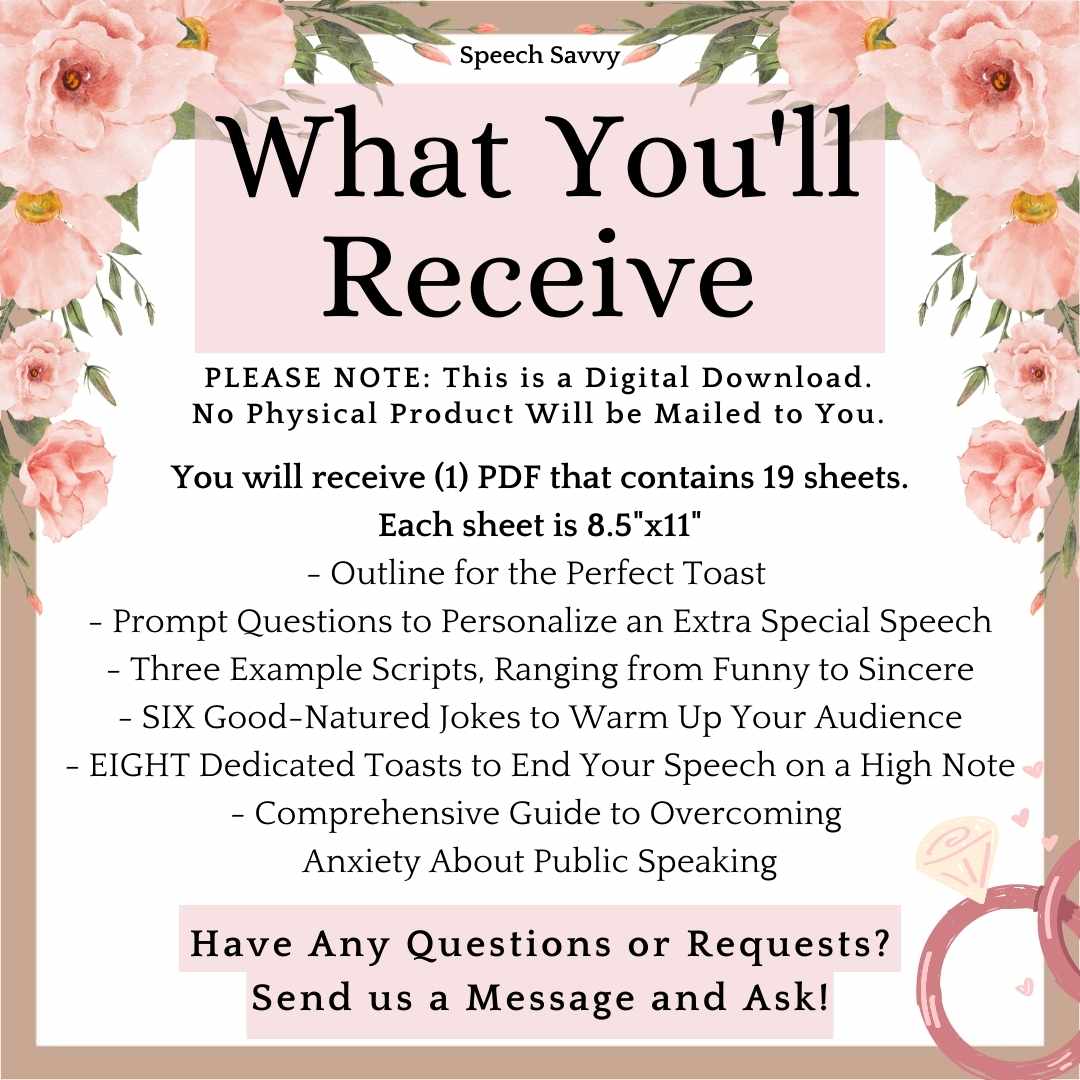complete guide maid of honor speech template