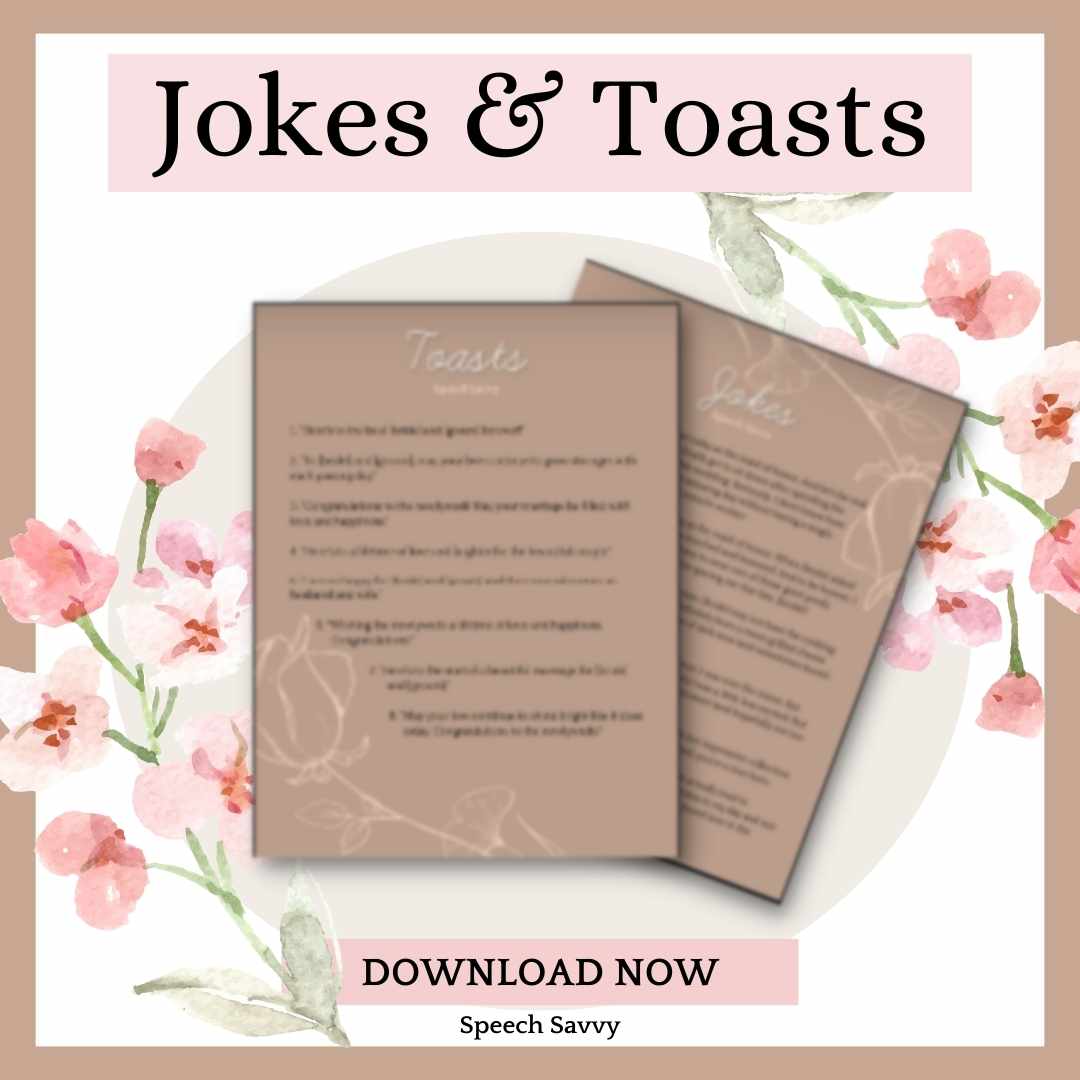 jokes and toasts for maid of honor speech
